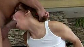 Some bouncing tits and proper deep throat scene in this hot thisgirls video