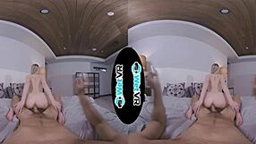 Small tits Vr porn girlfriend offers her boyfriend the type of blowjob he’s dreamt about