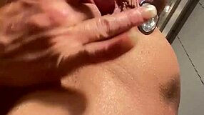 Sensual soak fingering fun