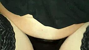 Satin matures horny slut spreads ass then gets it stretched