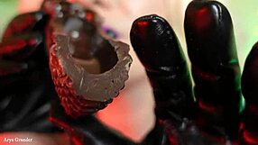 Gay tongue and asmr swallowing in a hardcore gangbang video