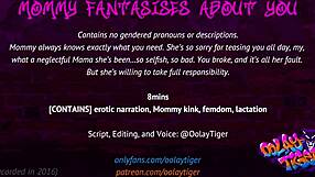 Feel the hottest forbidden desire with mommy kink and filthy talking
