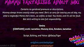 Feel the hottest forbidden desire with mommy kink and filthy talking