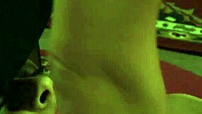 A lovely and curvy European woman dominates her submissive man