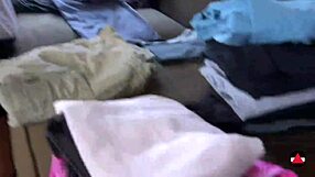 Perverted asian man fappers alone and gets a cum on feet