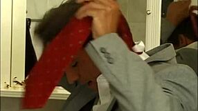 Blonde gives wet blowjob to perverse stepdad