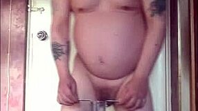 Bisexual guy gulps his own pee tube but craves yours instead