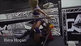 Blonde Alexxis Nevaeh Delivers Provocative Stinkface Wrestling Montage