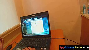 Raven-haired babe gets pussybanged doggystyle in a hidden pickup pov