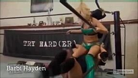 Blonde Alexxis Nevaeh Delivers Provocative Stinkface Wrestling Montage