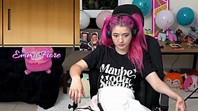 Cute teen 18+ reacts to hentai porn - emma fiore