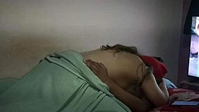 Watch my stepmom sneak into my room at night for a wild fuck!