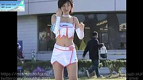 Amateur Japanese Race Queen in Fetish Scene