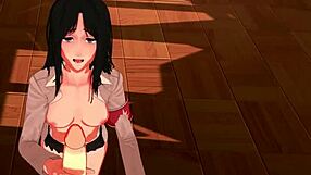 Pieck Finger Gets Facial Before Pov Fuck Against Wall