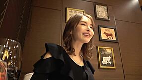 From Calm to Sweet Moaning, Shaved Beauty's First Shoot Blowjob and Facial