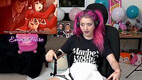 Cute teen 18+ reacts to hentai porn - emma fiore