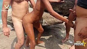 Why Is Leona Senna Lost on a Beach for a Wild Gangbang?