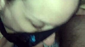 Intense Face Fucking Under Panty Mask