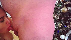 Amateur with Big Tits Performs Blowjob and Doggy Sex