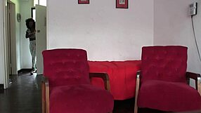 Amateur African girl chases stardom in casting