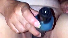 Bbw vibes hard with her toy