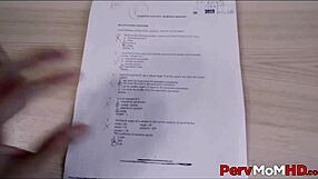 Come here, stepson, fuck me for that grade.