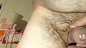 Big Cock Stroked Slowly with Foreskin Tease