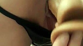 Teen cam stripping and masturbating with a dildo for stepdad