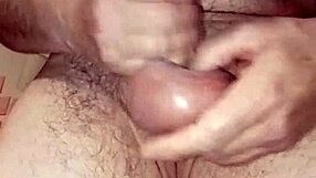 Big Cock Stroked Slowly with Foreskin Tease