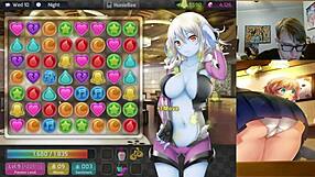 i'm dating an alien and creampieing this gamer girl in huniepop uncensored
