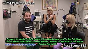 Channy Moans Hitachi Bed Orgasms!