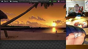 i'm dating an alien and creampieing this gamer girl in huniepop uncensored