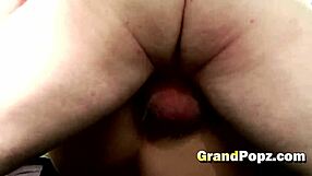 Big boobed teen has her twat licked outside