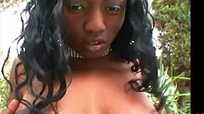 Jada Fire's sweet black ass in anal blowjob action