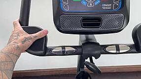 I fucked the coach in the toilet, close up on doggystyle and cumshot