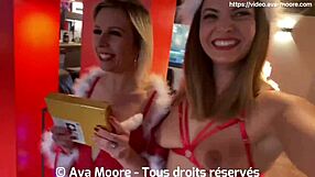 french women get fucked in gangbang by strangers for christmas