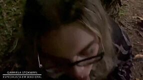 Brazilian amateurs perform deepthroat blowjobs and doggystyle group sex