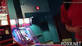 i watch beauty bow down for a hard fuck, her small tits bouncing with every thrust