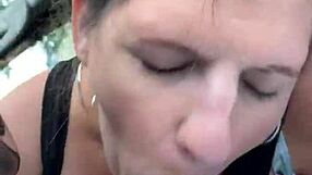 Dirty dannybear fucks big ass babe in walmart parking lot pov