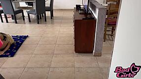 Blonde Stepmother's Yoga Penetration