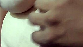 Intense pleasure from swallowing cum after doggystyle fucking