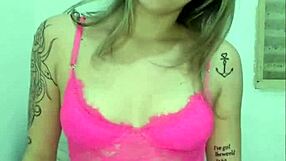 Teen learns to guide handjob leading to cumshot on webcam