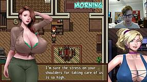 Professor Cherry seduces zombies with her body