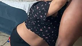 Stepsister's Throat Gets Deeply Fucked By Big Black Cock