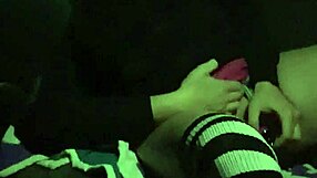 Backseat Masturbation With Toys In Public