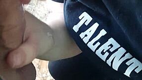 workout session turns into hard pounding action