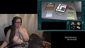 Hot and kinky gamer in hardcore gaming