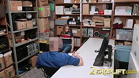 beautiful kasey caught by officer