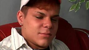 Amateur white guy grabs his first black cock in raw encounter.