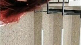 She whispers, Fuck me hard in the university, Colombian student, while the security guard watches our blowjob and outdoor fucking.